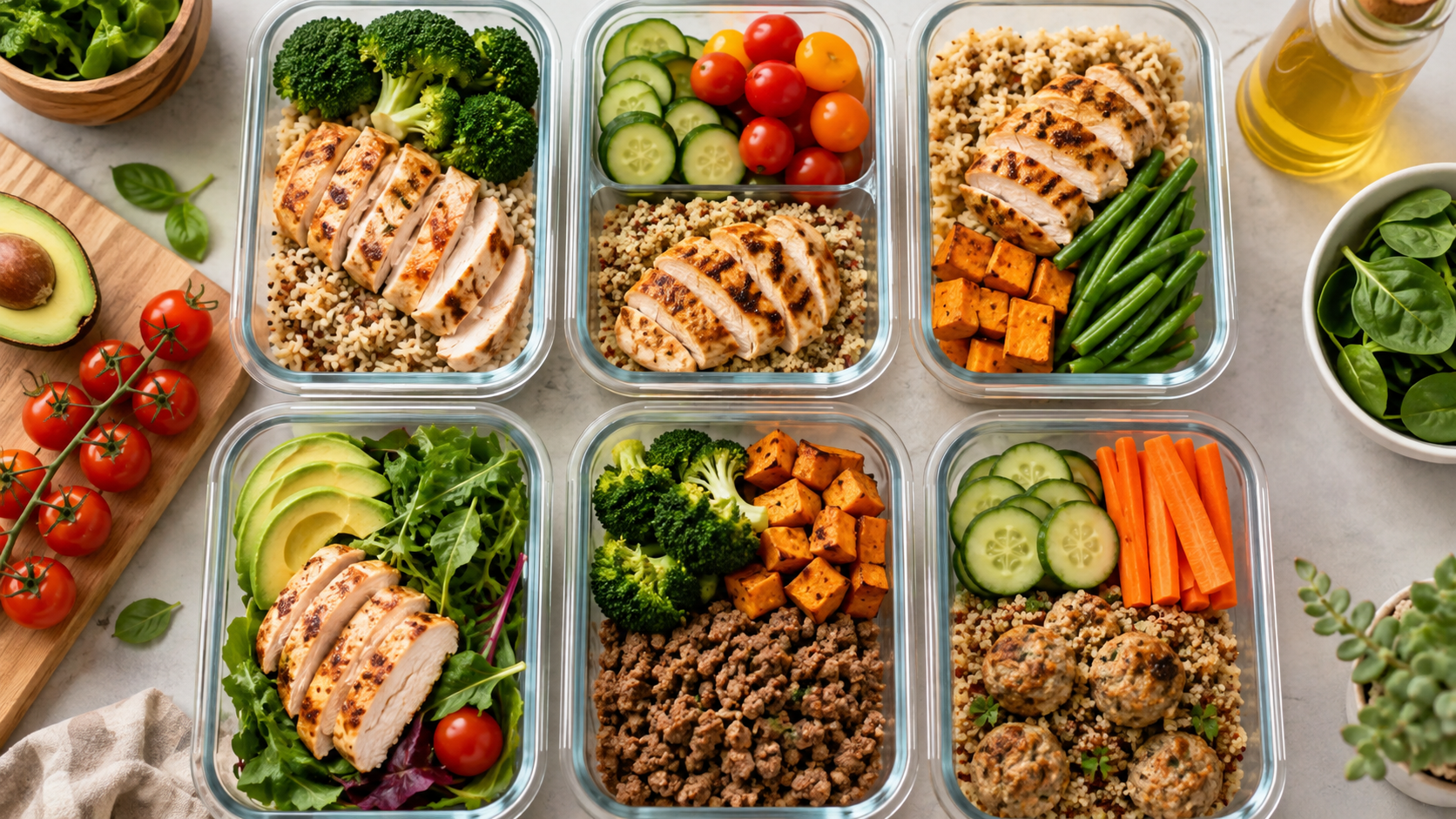 Weekly Menu Planning Steps and Nutritional Breakdown